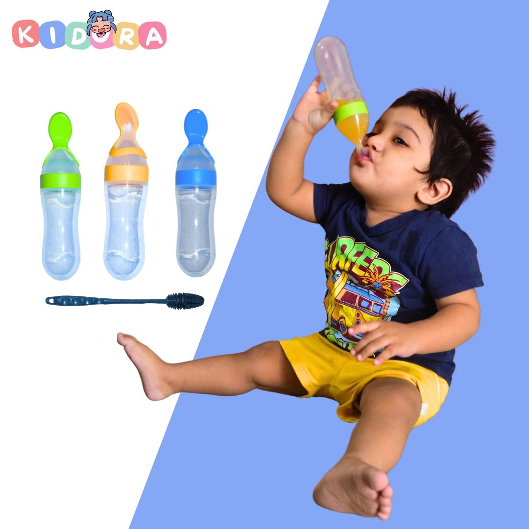 Silicone Bottle Cleaning Brush with silicone bottle